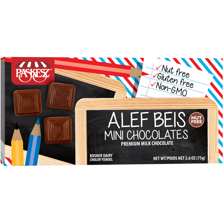 75066 Alef Beis Mini Chocolates